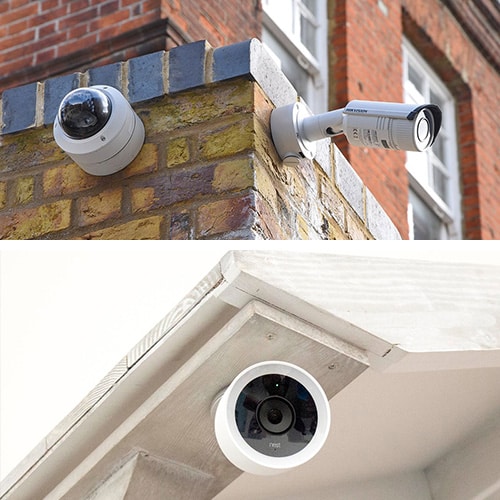 Different types of CCTV cameras Different types of CCTV cameras