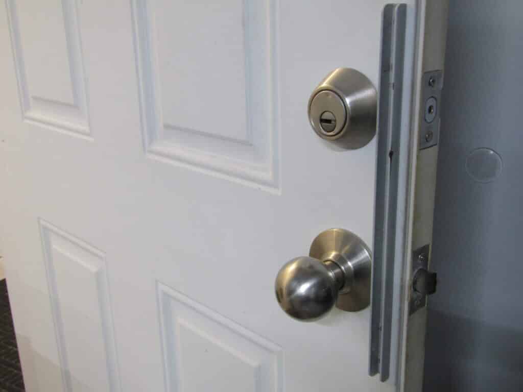 Latch guard installation Latch guard installation