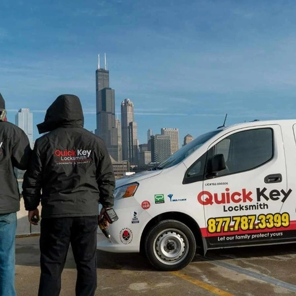 Quick Key locksmiths and the iconic Chicago skyline Quick Key locksmiths and the iconic Chicago skyline