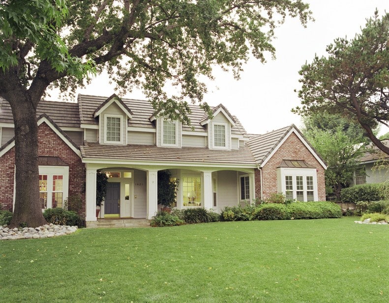 residential ranch home in the suburbs residential ranch home in the suburbs